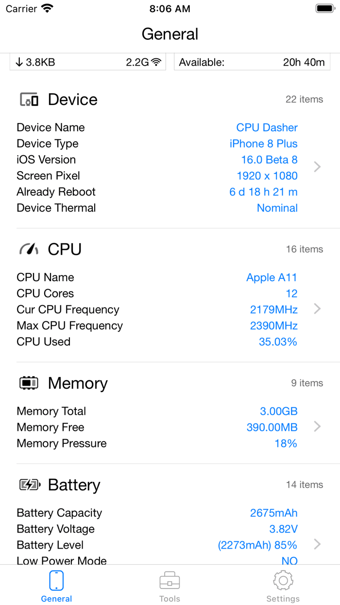 CPU Dasher Mobile Master Tools