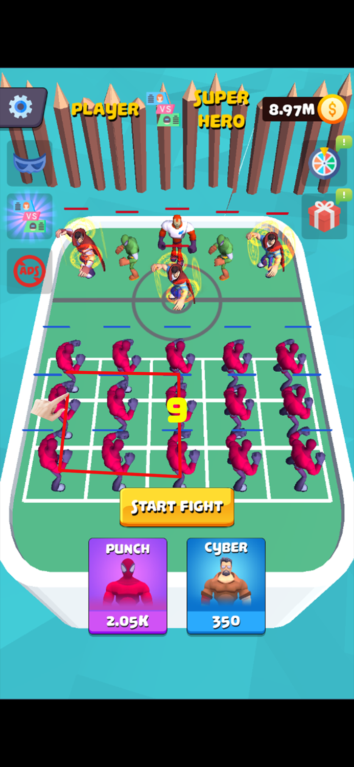 Merge Master Superhero League