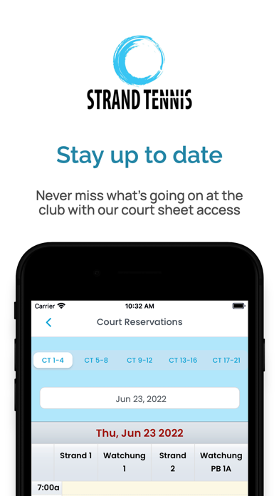 Strand Tennis Center Screenshot