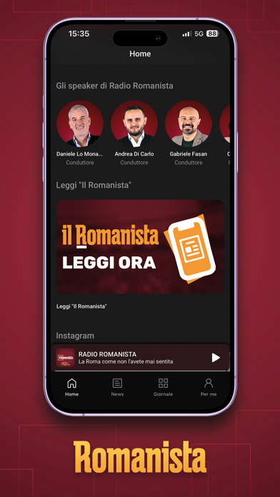 App Romanista Screenshot