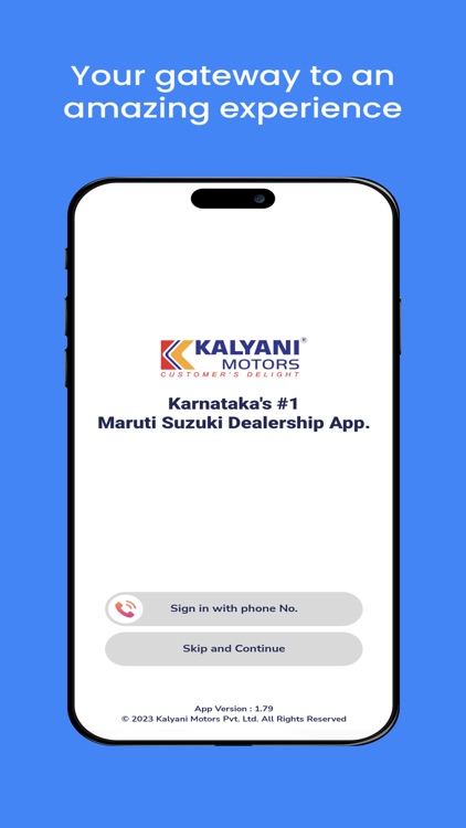 Kalyani Motors app