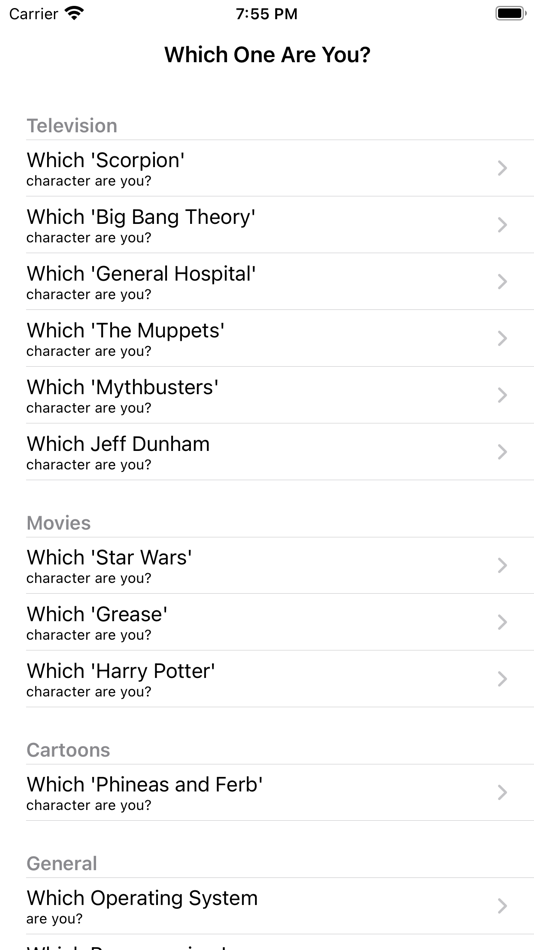 #1. Which 1 Are You (iOS) 由: Deborah Graham