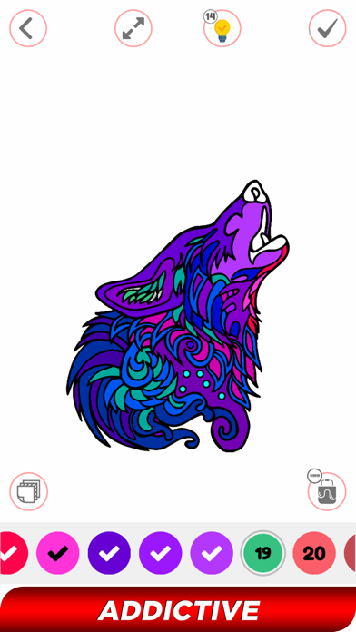 Tattoo Paint By Number Book Screenshot 4 - AppWisp.com Tattoo Paint By Number Book Screenshot 4 - AppWisp.com