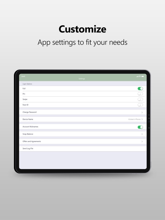 FNB - Scott City iPad screenshot 6 - Finance app