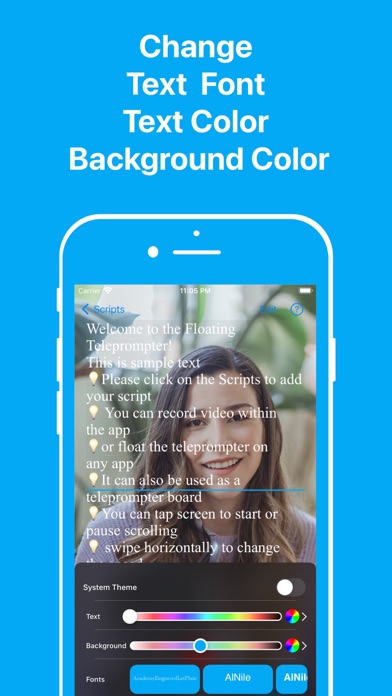 Teleprompter: フローティングスクリプトのおすすめ画像7