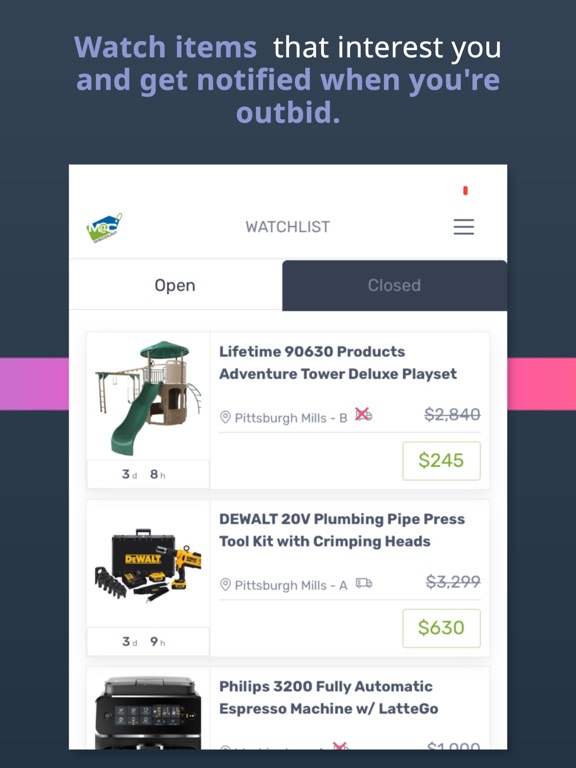 MAC.BID iPad screenshot 4 - Shopping app
