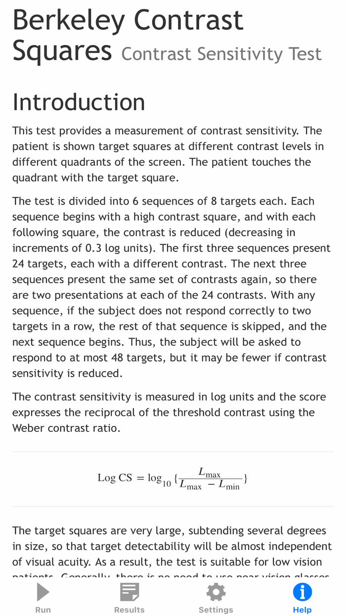 Berkeley Contrast Squares