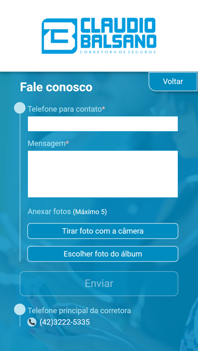 Claudio Balsano Corretora Screenshot