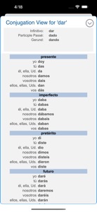 Verbos - Spanish Verb Trainer screenshot #3 for iPhone