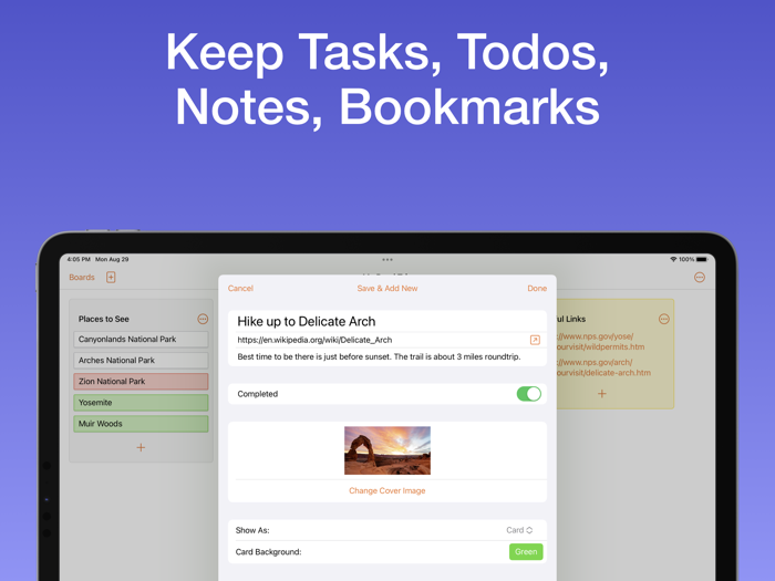 Boards - Personal Taskboards