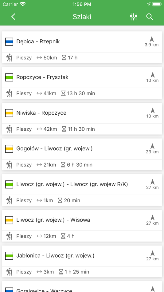 #3. Podkarpacie centralno-północne (iOS) By: Amistad sp. z o.o.