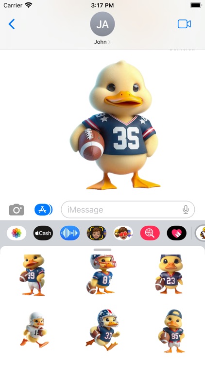 Football Duckling Stickers screenshot-4