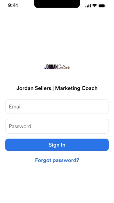 Screenshot 1 of Jordan Sellers App