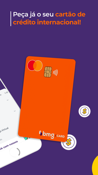 Banco BMG: conta, cartão Screenshot