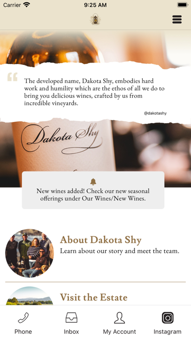 Dakota Shy Wine Screenshot