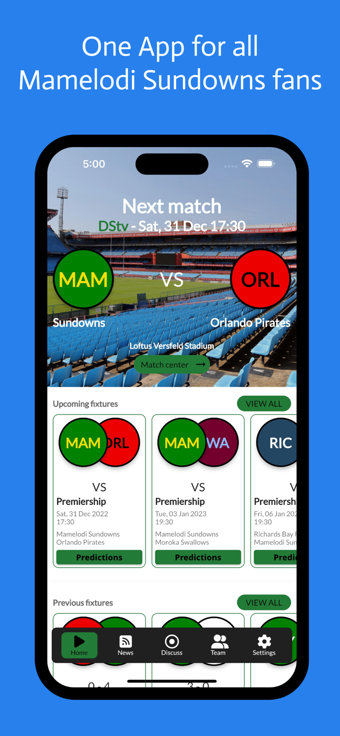 Sundowns Live not official