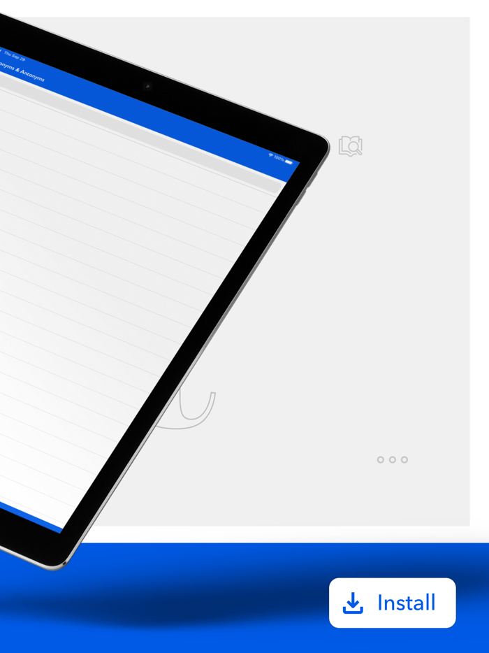 Synonyms and Antonyms Dictionary