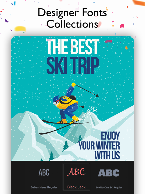 Poster Maker Ads Page Maker iPad screenshot 6 - Graphics & Design app