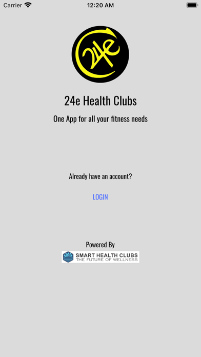 24e Health Clubs Screenshot