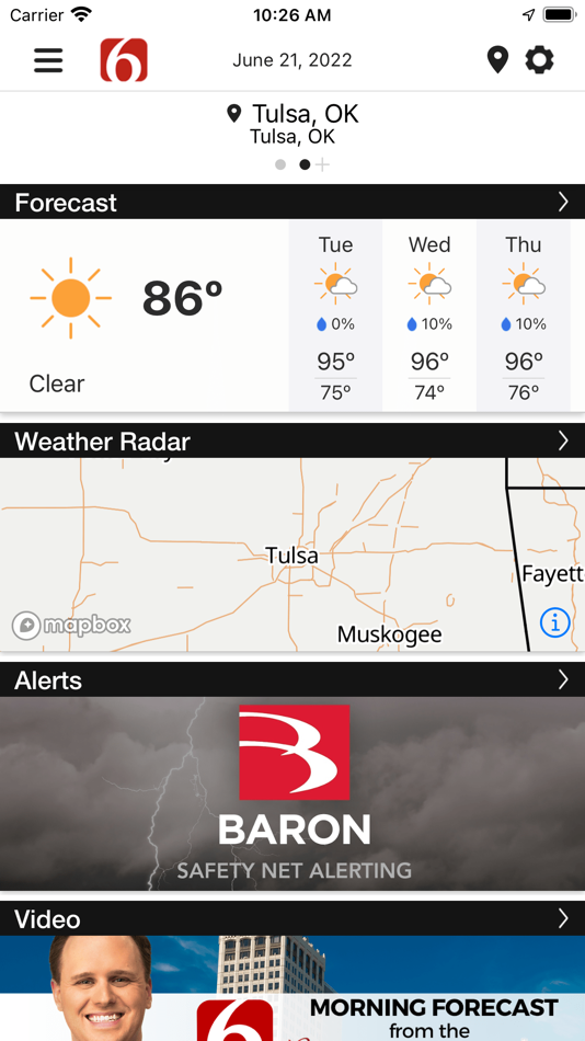 News on 6 Weather - 6.9.1 - (iOS)