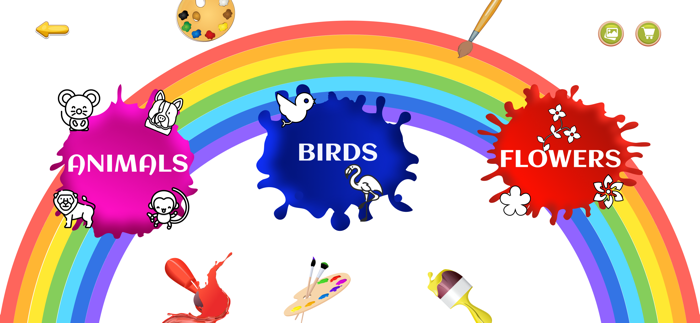 Coloring book kids learning