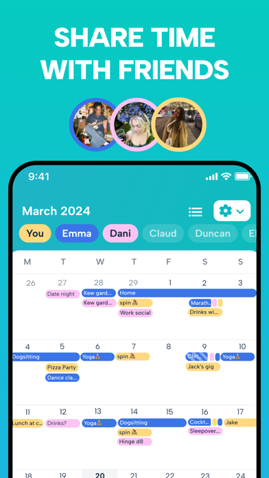 Screenshot #1 pour Howbout: Social calendar