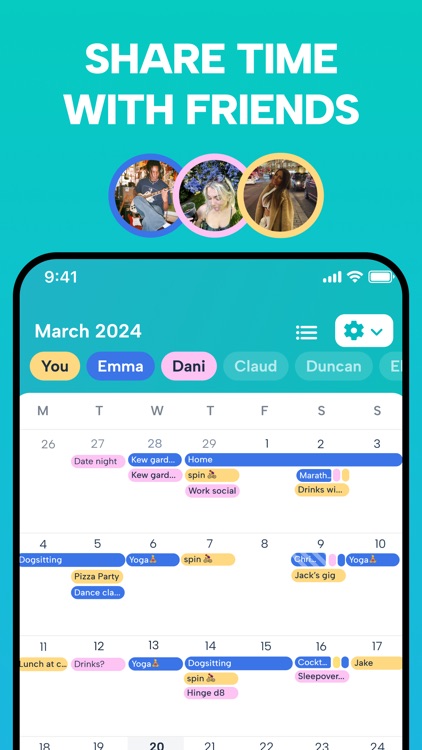 Howbout: Social calendar