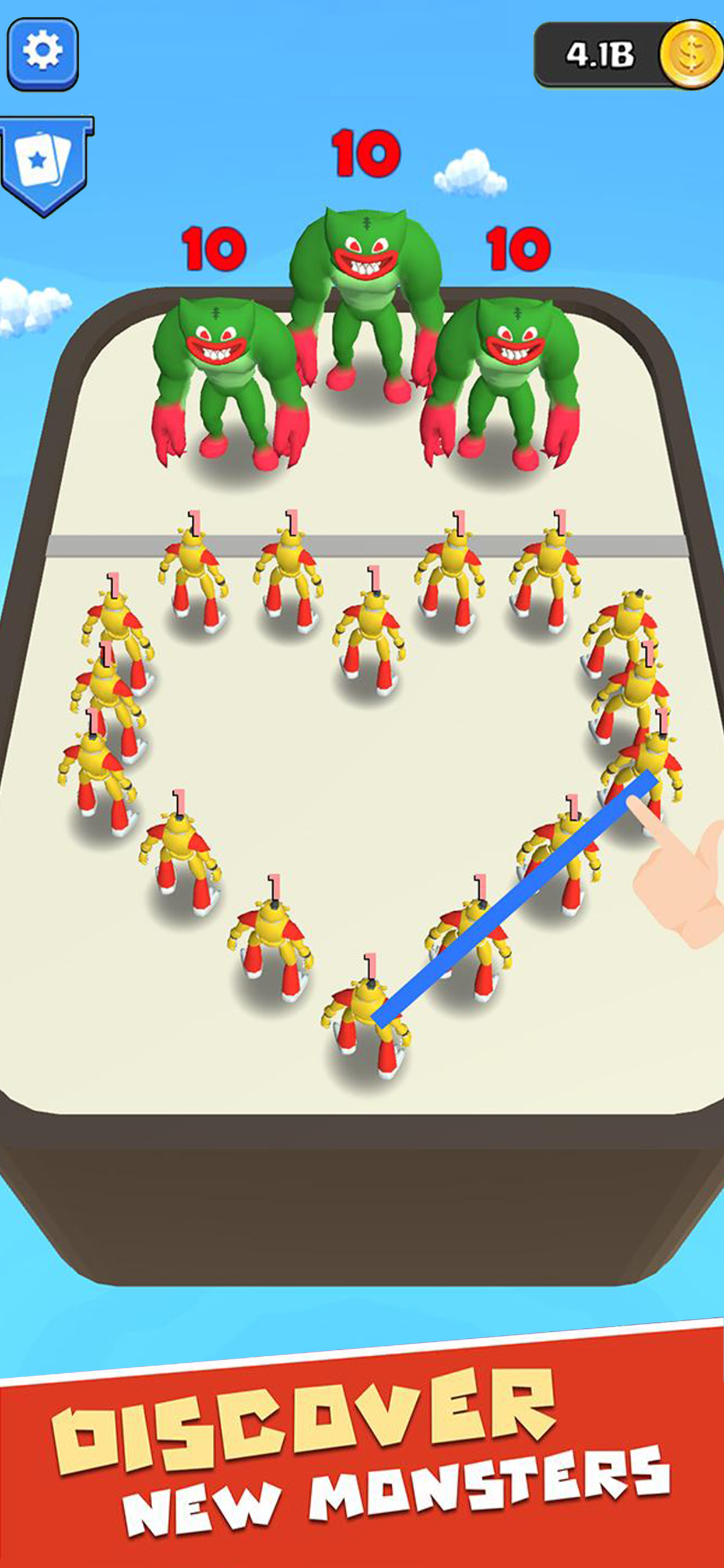 Monster Head Evolution Merge screenshot 2