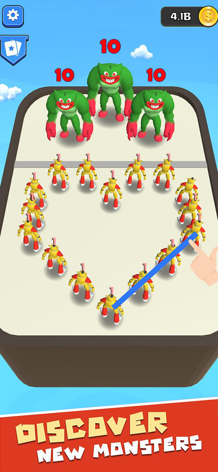 Monster Head Evolution Merge