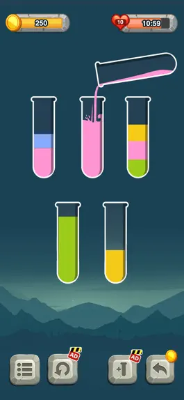 Game screenshot Цветная вода Сортировать 2021 mod apk