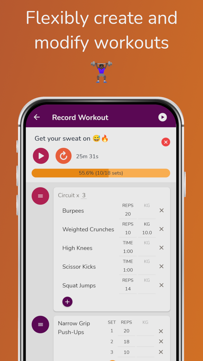 nuumi  Track and Share Workouts
