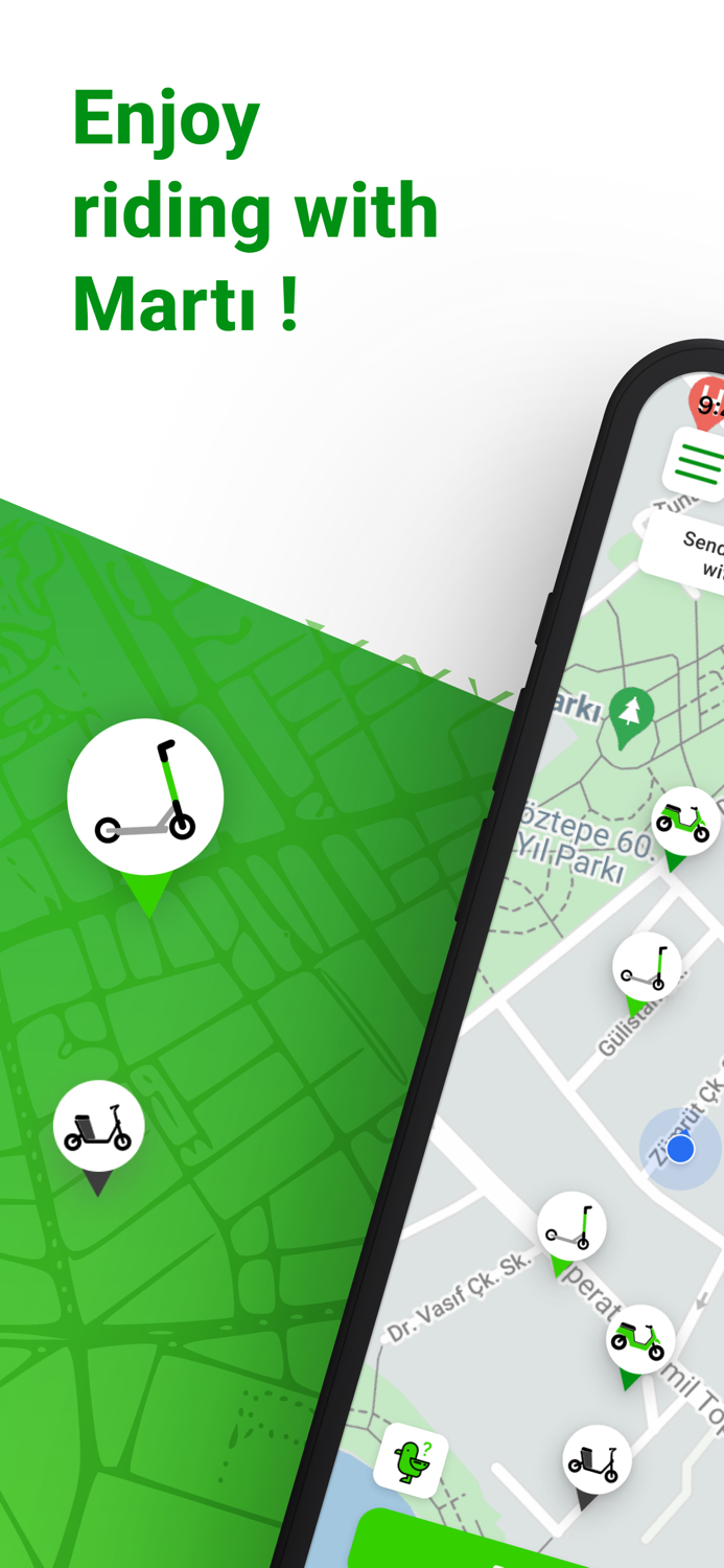 MARTI Scooter and TAG