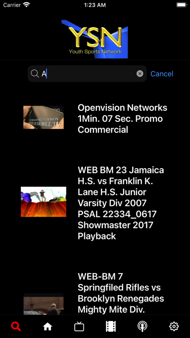 Youth Sports Network TV Screenshot