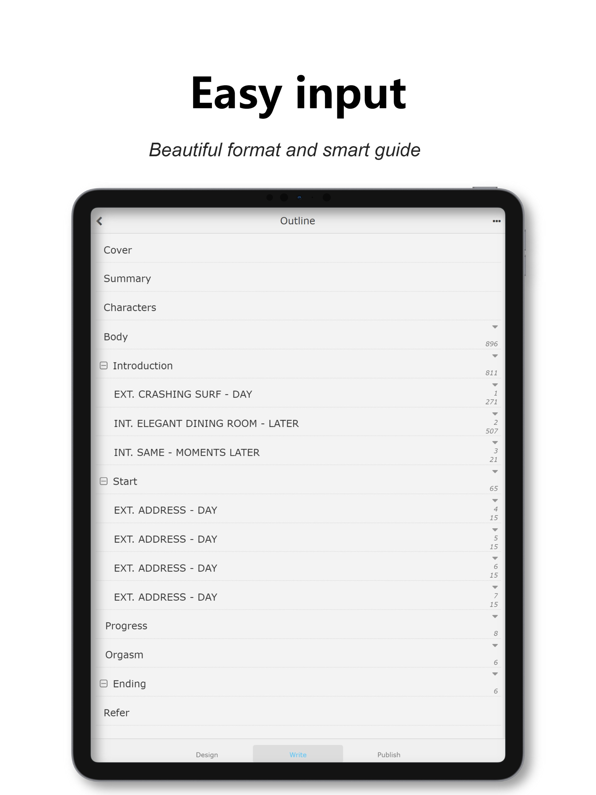 Everyscript for screenwriter