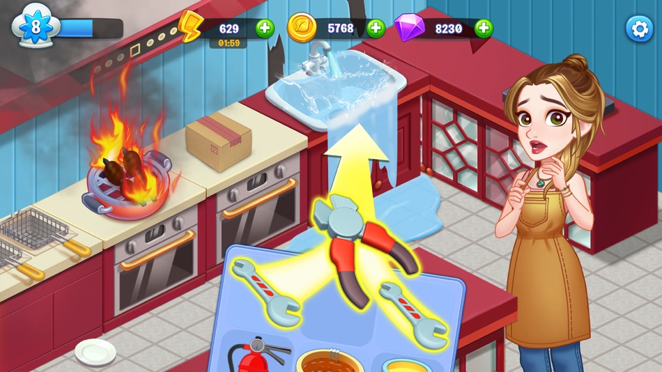 #1. Merge Cooking: Restaurant Game (iOS) 由: FlyBird Limited