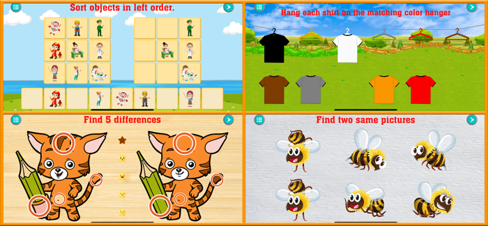 First Words Preschool Games