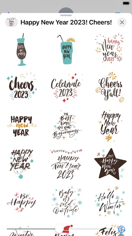 #3. Happy New Year 2023 Animated (iOS) Podle: Rubilyn Santa Cruz