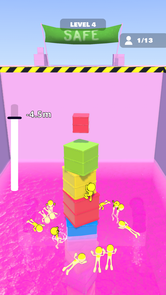 #3. Cubes Stack (iOS) Podle: Buket Zehir