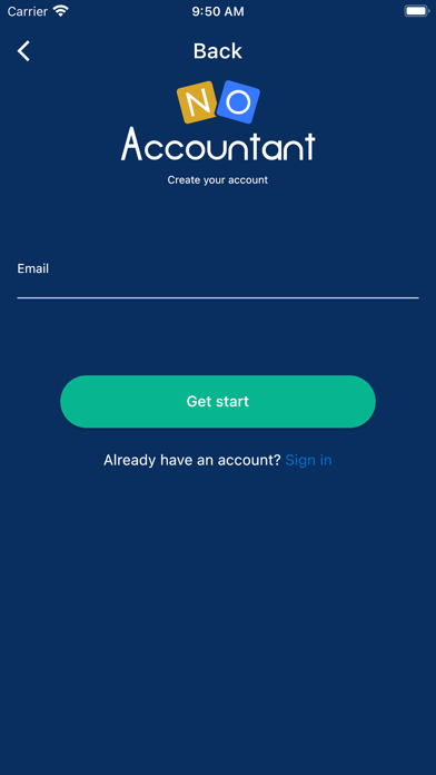 NoAccountant - Bookkeeping Screenshot