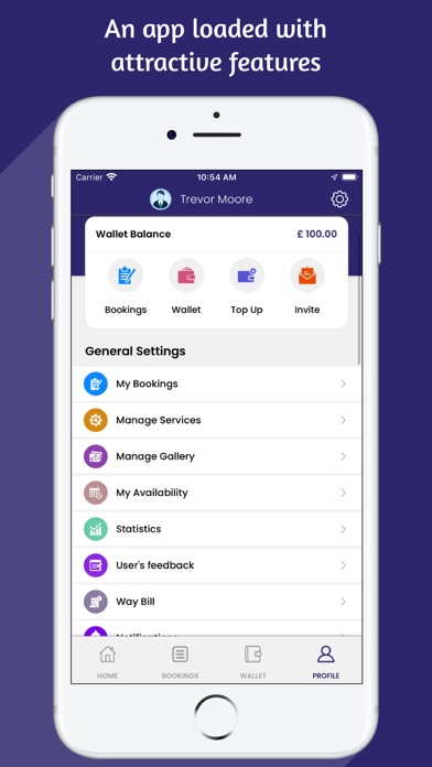 SERVICE PROVIDER Screenshot
