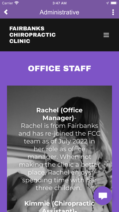 Fairbanks Chiropractic Clinic Screenshot