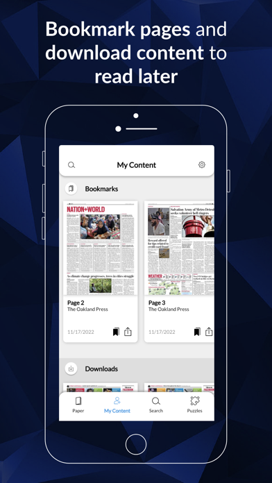 Oakland Press eEdition Screenshot