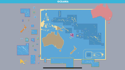 Oceania - Montessori Geography Screenshot