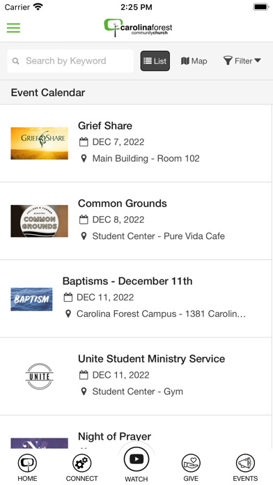 Carolina Forest Comm Church Screenshot