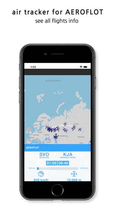 Tracker For Aeroflot Screenshot
