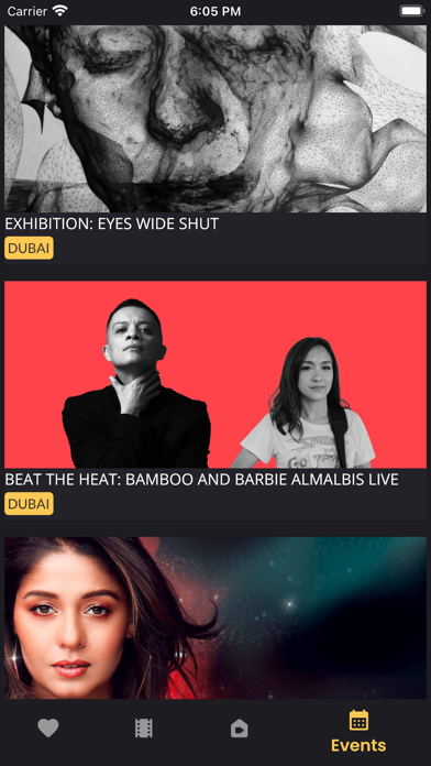 UAE - Cinemas & Events Screenshot