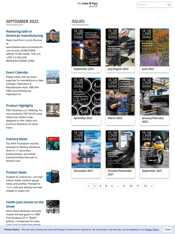 The Tube and Pipe Journal