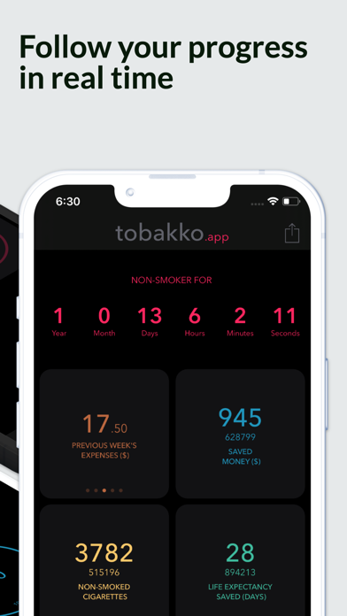 Tobakko: Quit smoking now Screenshot