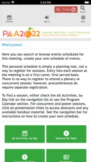 paa 2022 annual meeting iphone screenshot 2