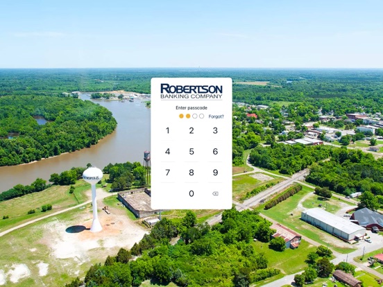 Robertson Bank iPad screenshot 2 - Finance app